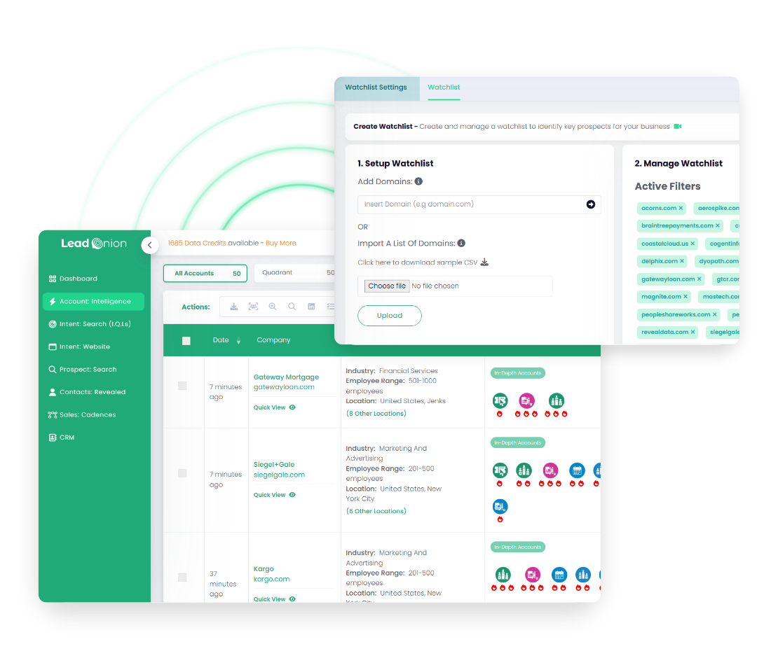 Track intent across your customer and target lists with Account Intelligence